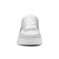 Clearance Easy Spirit Merci Lace Up Sneakers White/Silver
