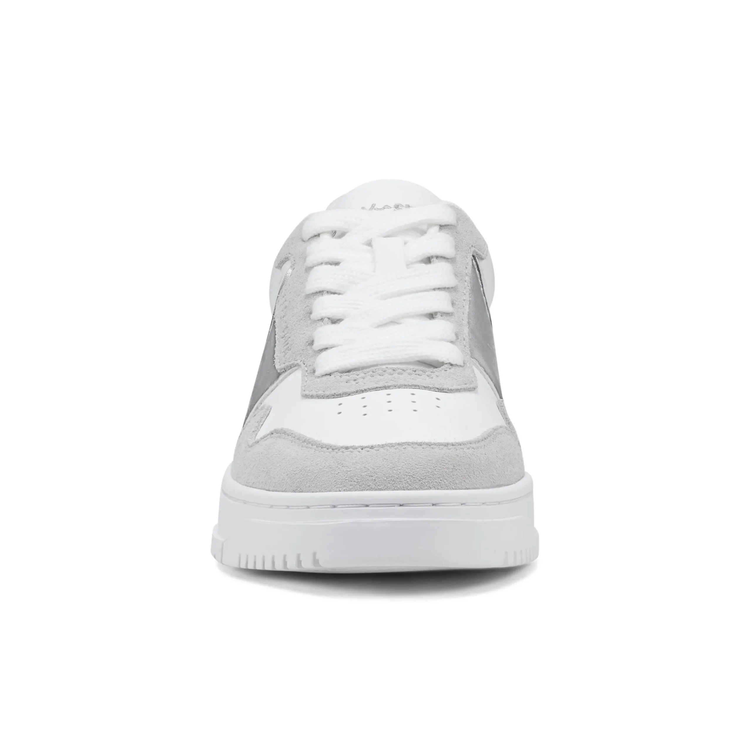 Clearance Easy Spirit Merci Lace Up Sneakers White/Silver