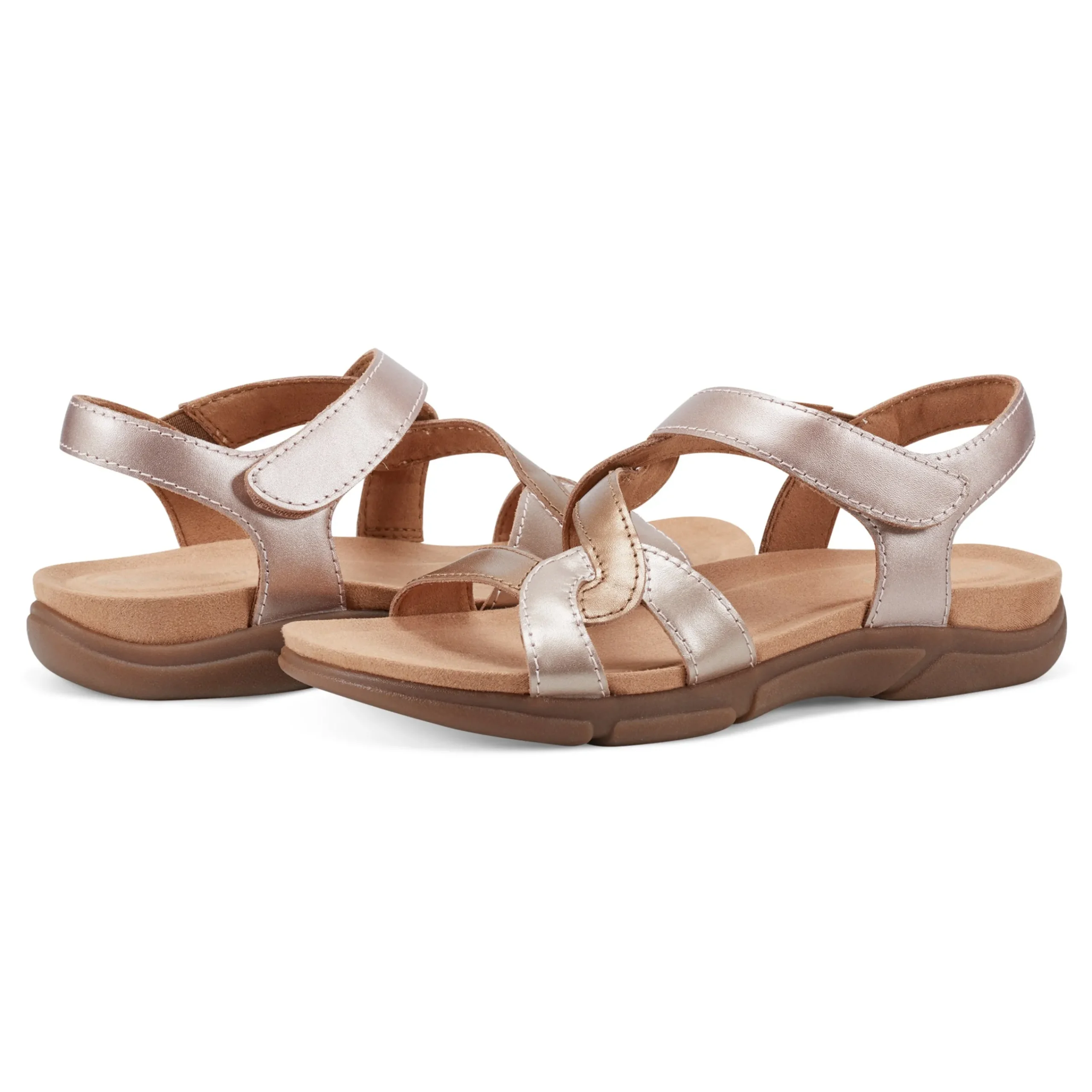 Hot Easy Spirit Minny Casual Sandals PinkLeather