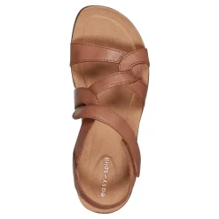 Sale Easy Spirit Minny Casual Sandals BrownLeather