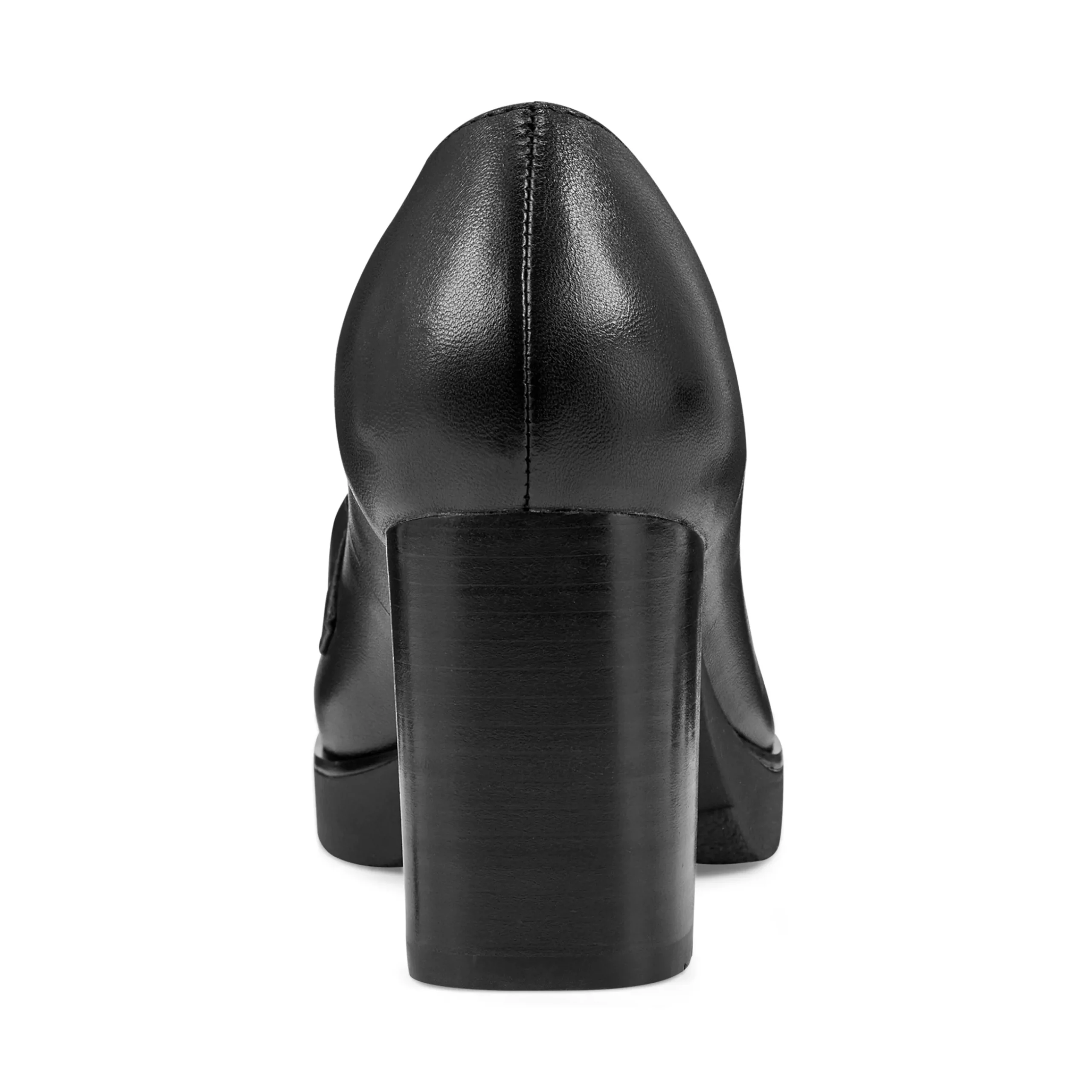 Outlet Easy Spirit Mirror Lug Sole Dress Pumps BlackLeather