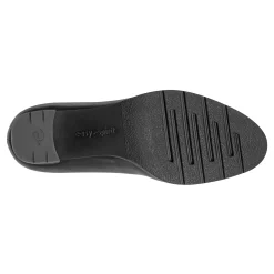 Outlet Easy Spirit Mirror Lug Sole Dress Pumps BlackLeather