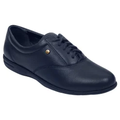 Best Easy Spirit Motion Leather Oxfords NavyLeather