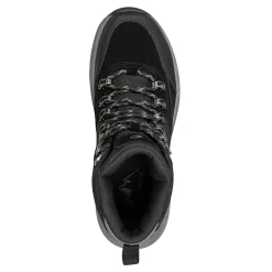 New Easy Spirit Nylaa Lace Up Hiker Booties BlackSuede