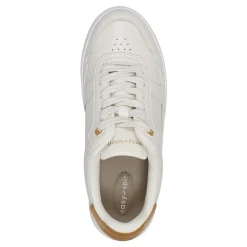 Discount Easy Spirit Onyx Lace Up Platform Walking Shoes CreamGold