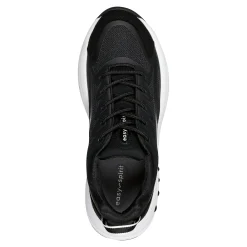 Hot Easy Spirit Pacer Lace Up Sneakers BlackMesh