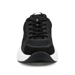 Hot Easy Spirit Pacer Lace Up Sneakers BlackMesh