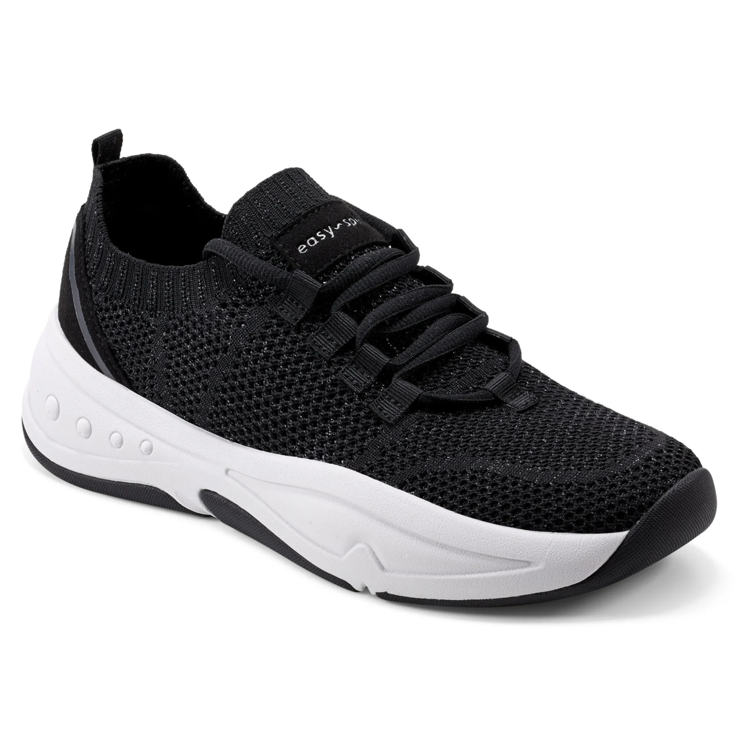 Best Easy Spirit Power Slip On Sneakers Black/White