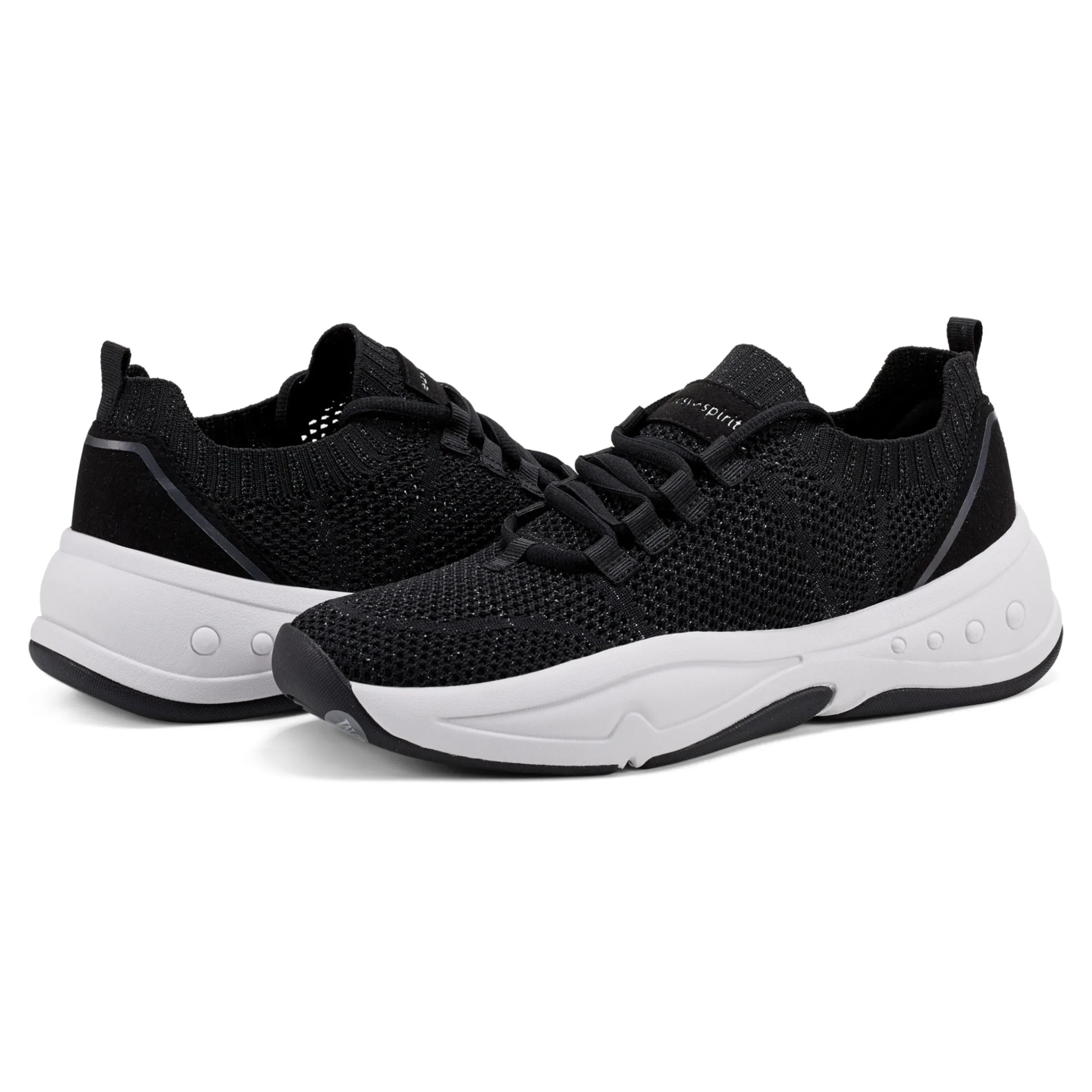 Best Easy Spirit Power Slip On Sneakers Black/White