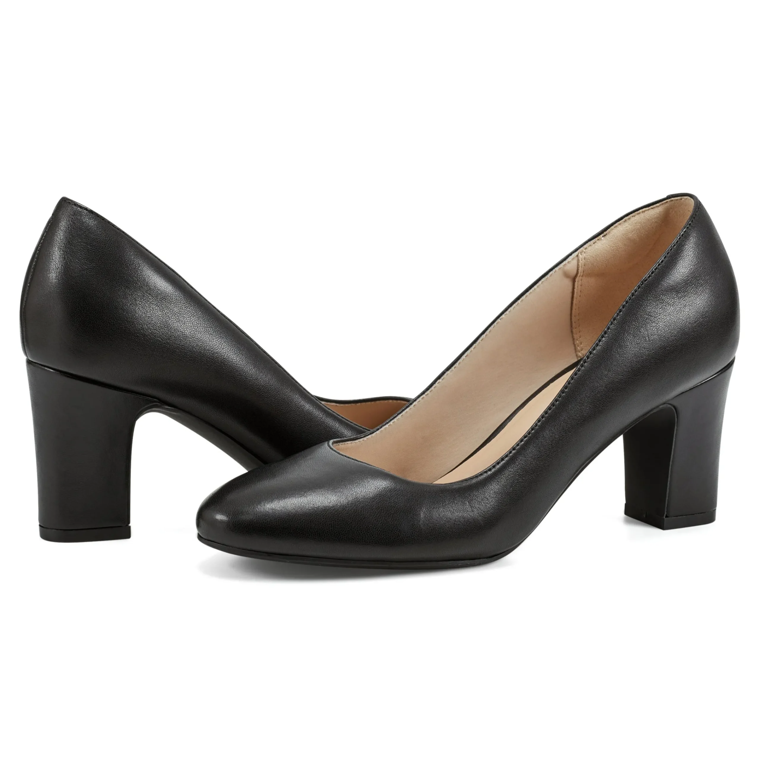 Hot Easy Spirit Priscila Dress Pumps BlackLeather