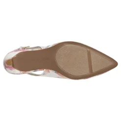 New Easy Spirit Raveen Slingback Pumps FloralRaffia