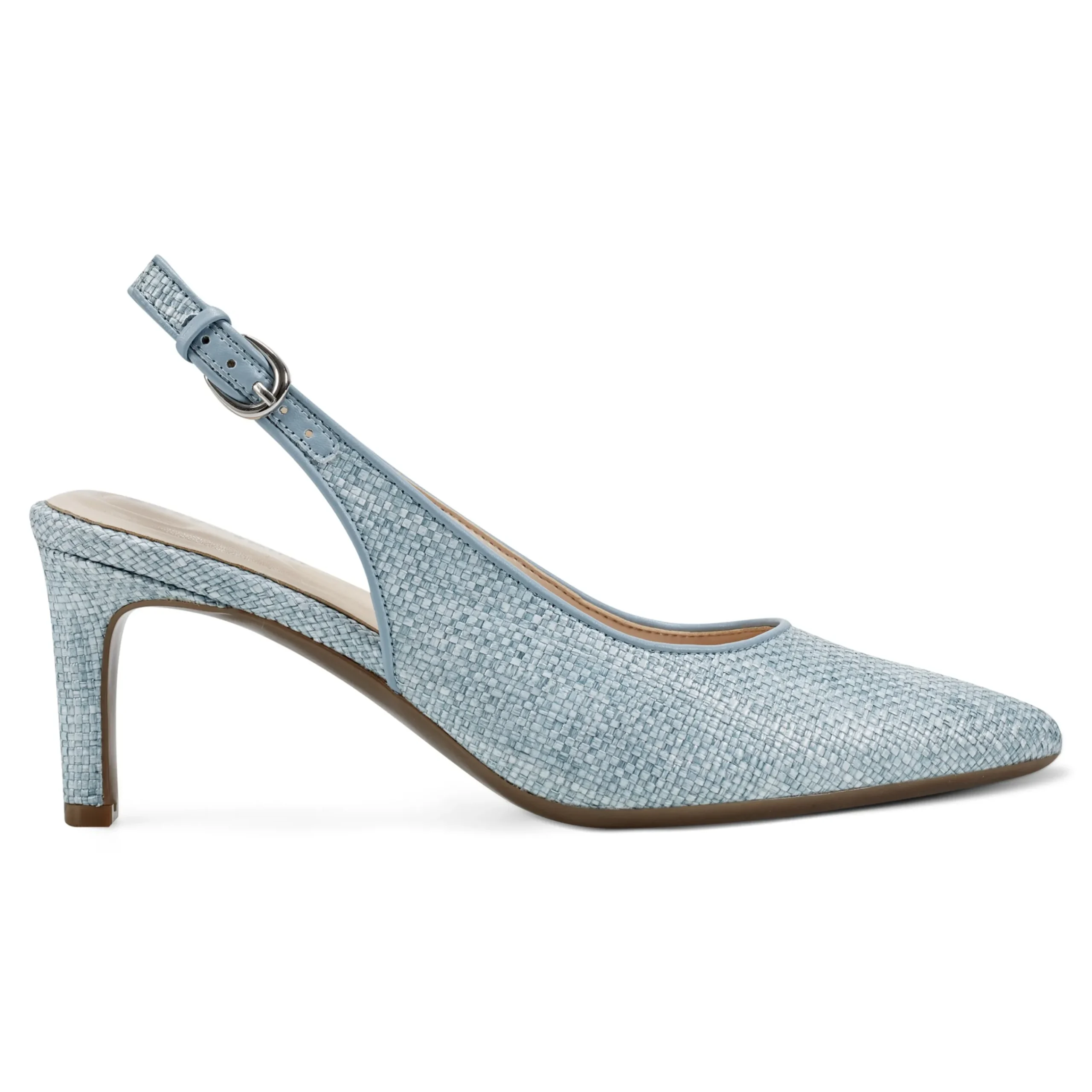 Best Easy Spirit Raveen Slingback Pumps LightBlueRaffia