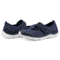 Online Easy Spirit Realive Mary Jane Walking Shoes NavyMesh