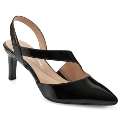 Sale Easy Spirit Recruit Slingback Pumps BlackPatent