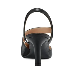 Best Easy Spirit Recruit Slingback Pumps BlackLeather