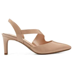 Discount Easy Spirit Recruit Slingback Pumps NaturalPatent