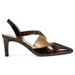 Outlet Easy Spirit Recruit Slingback Pumps BrownCroco