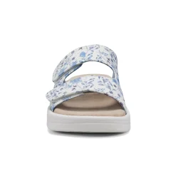 Hot Easy Spirit Red Slip On Sandals White/BlueFloral