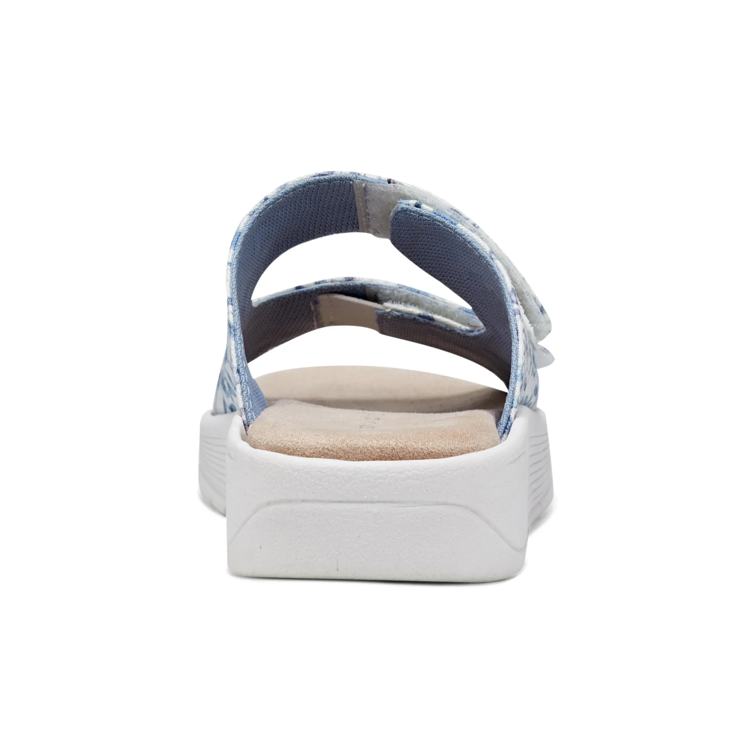 Hot Easy Spirit Red Slip On Sandals White/BlueFloral