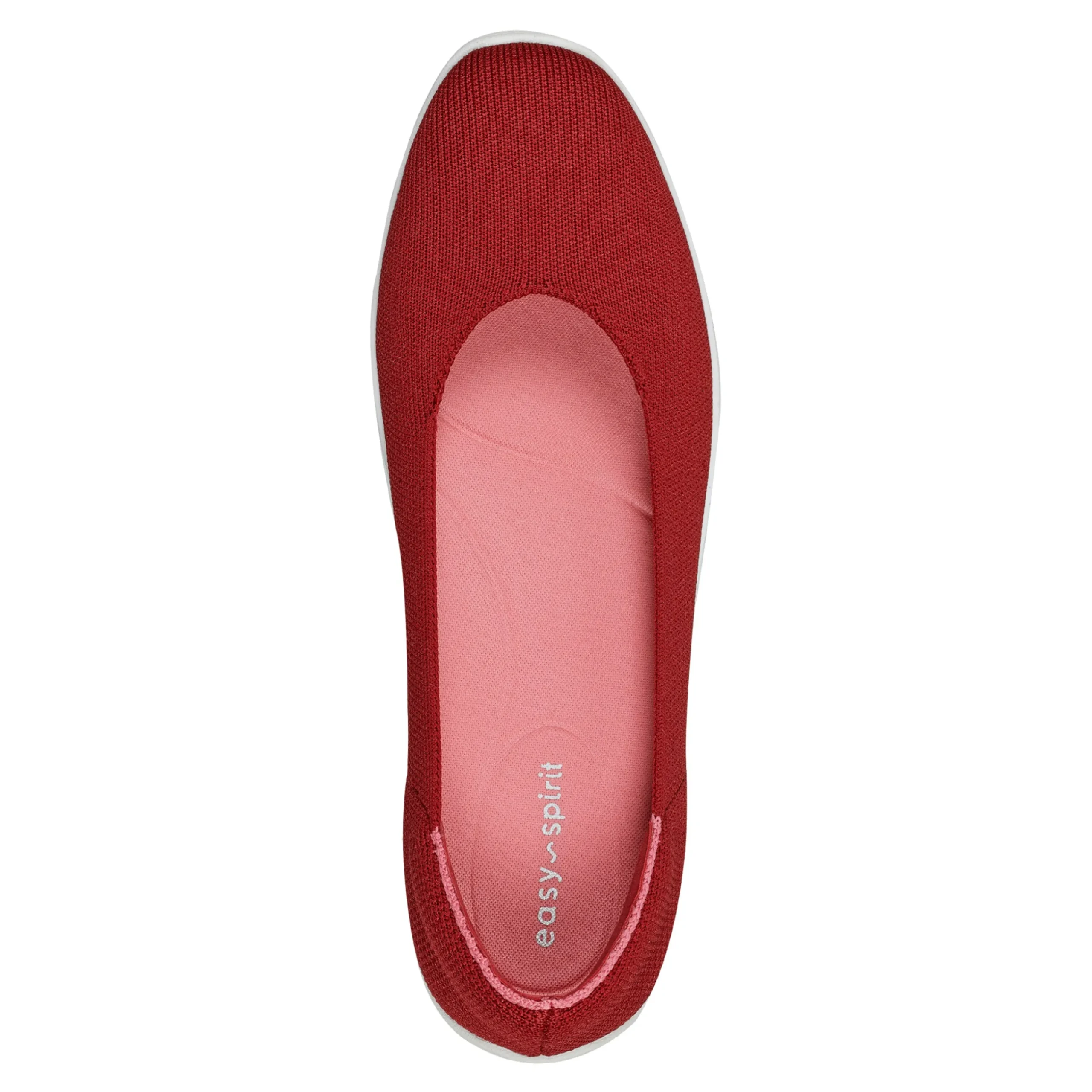 Outlet Easy Spirit Rhyan Washable Eco Knit Flats Red
