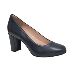 Easy Spirit Riley Hidden Platform Pumps NavyLeather