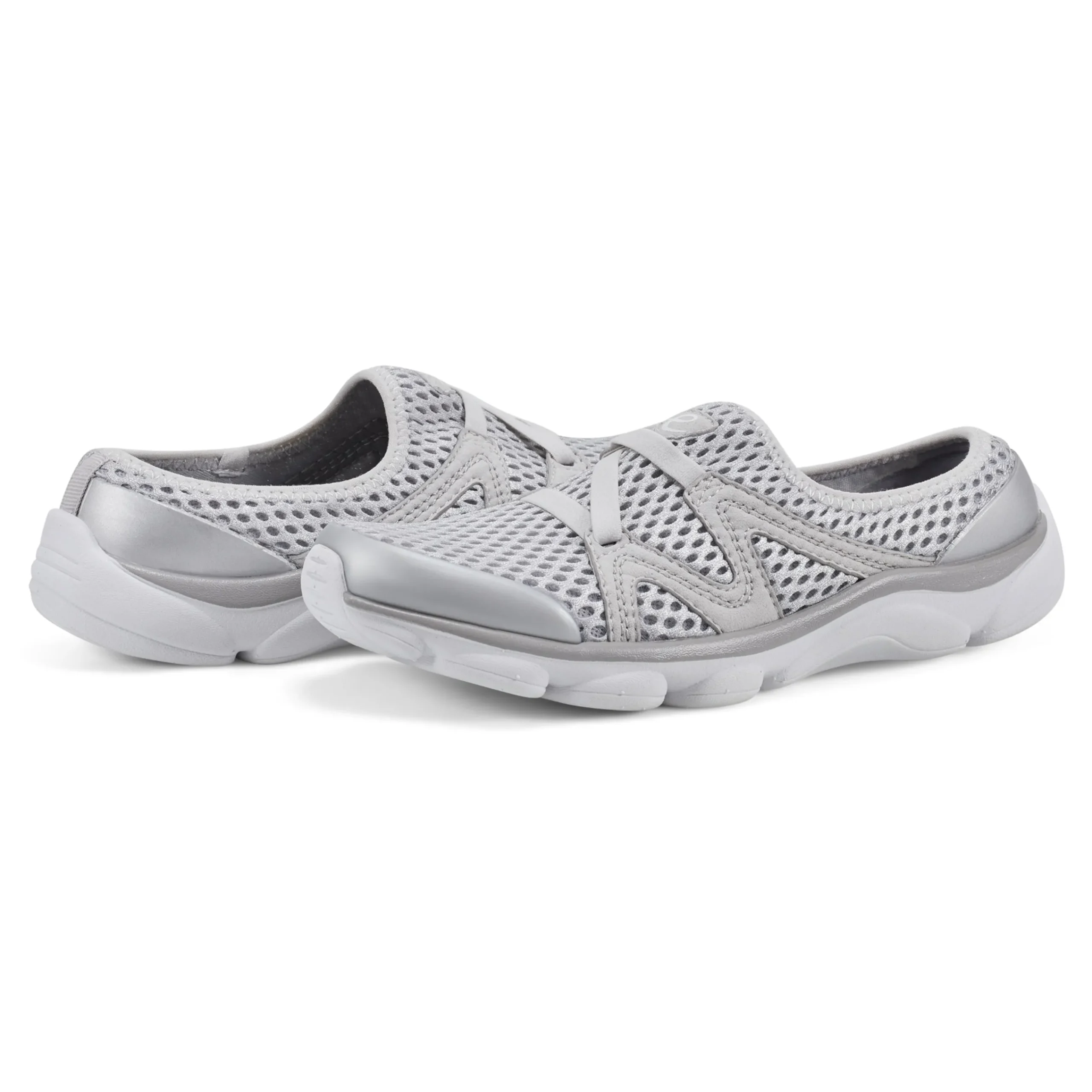 Easy Spirit Riptide Clogs Silver