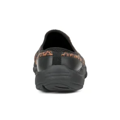 Outlet Easy Spirit Riptide Clogs Black/Leopard