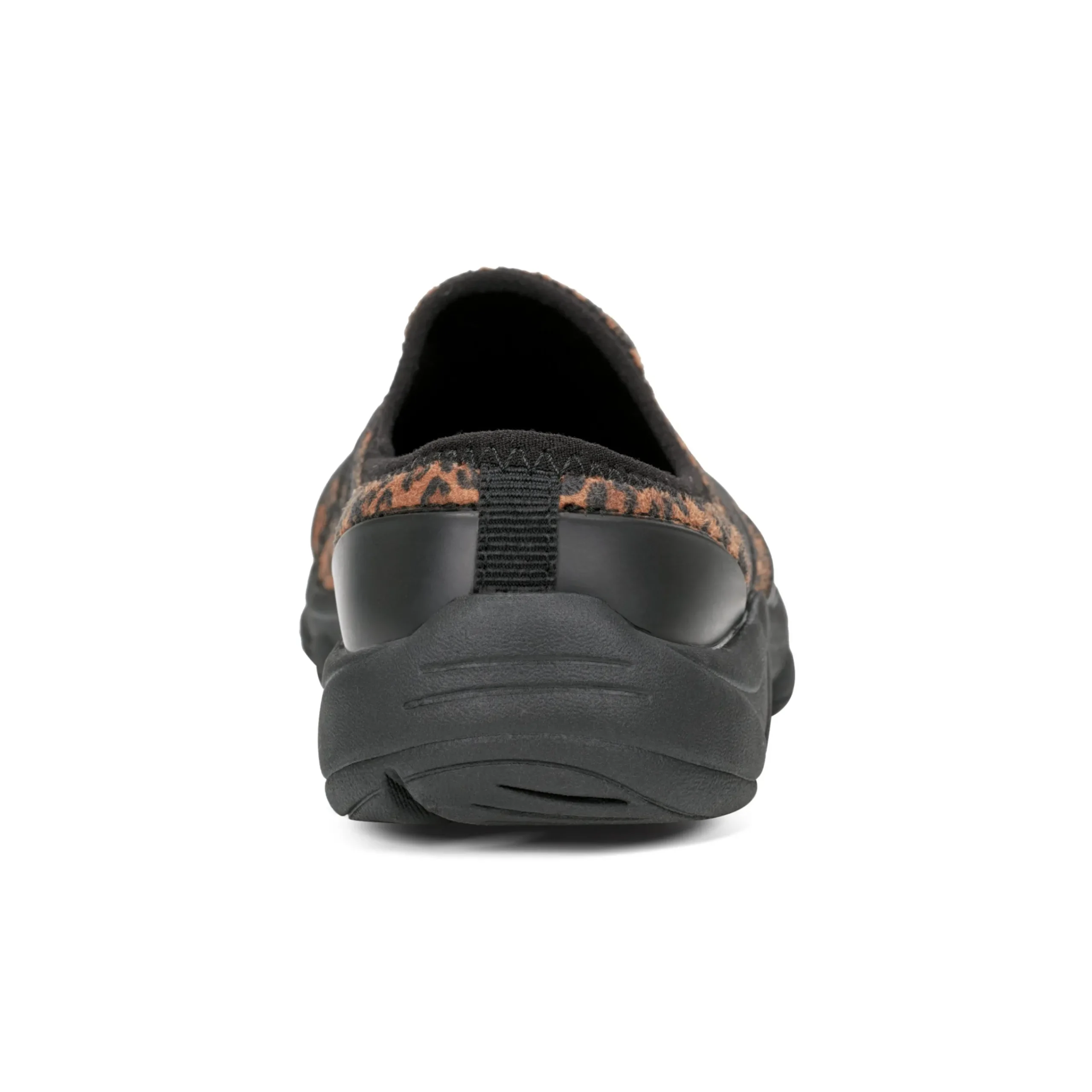 Outlet Easy Spirit Riptide Clogs Black/Leopard