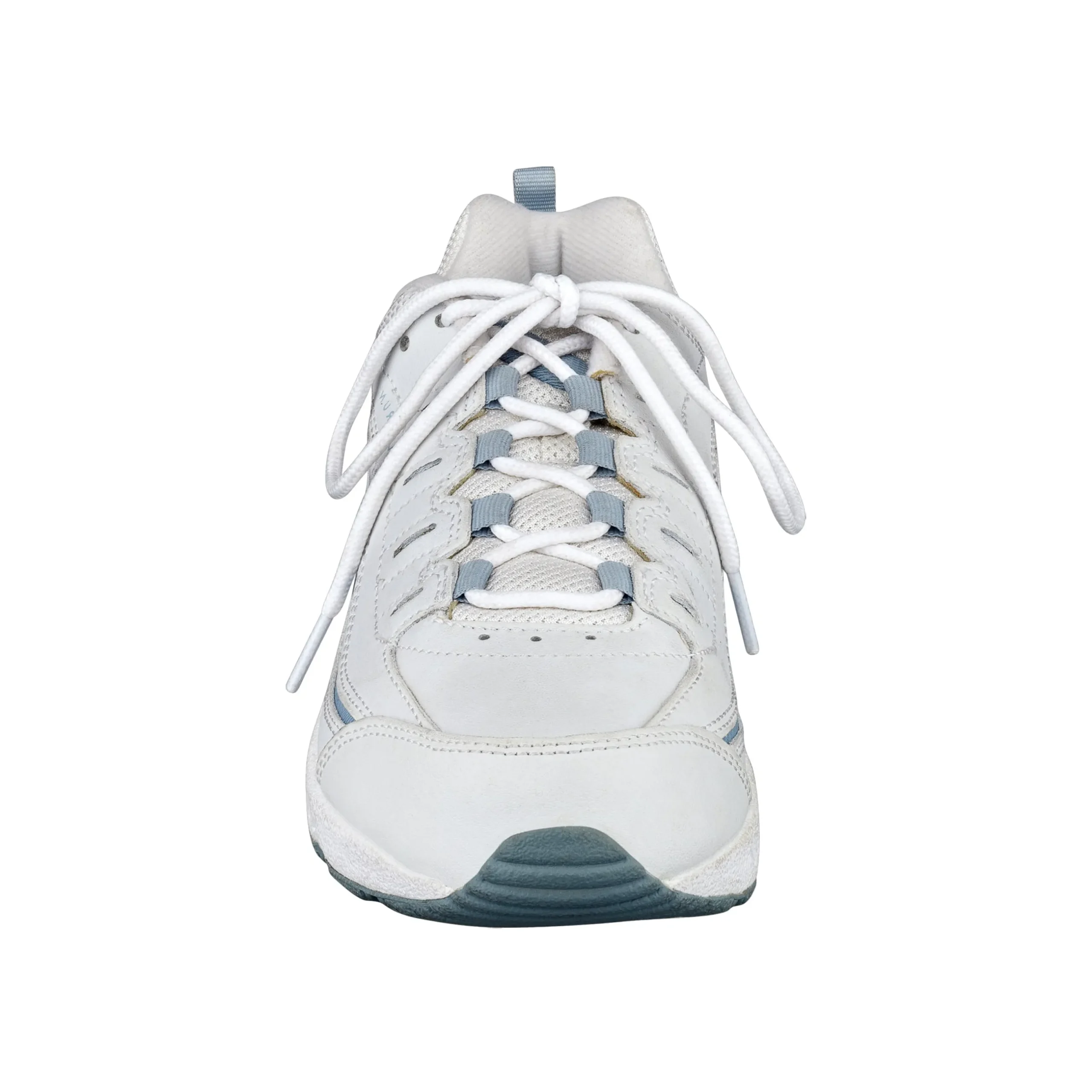 New Easy Spirit Romy Leather Walking Shoes White/GreyLeather