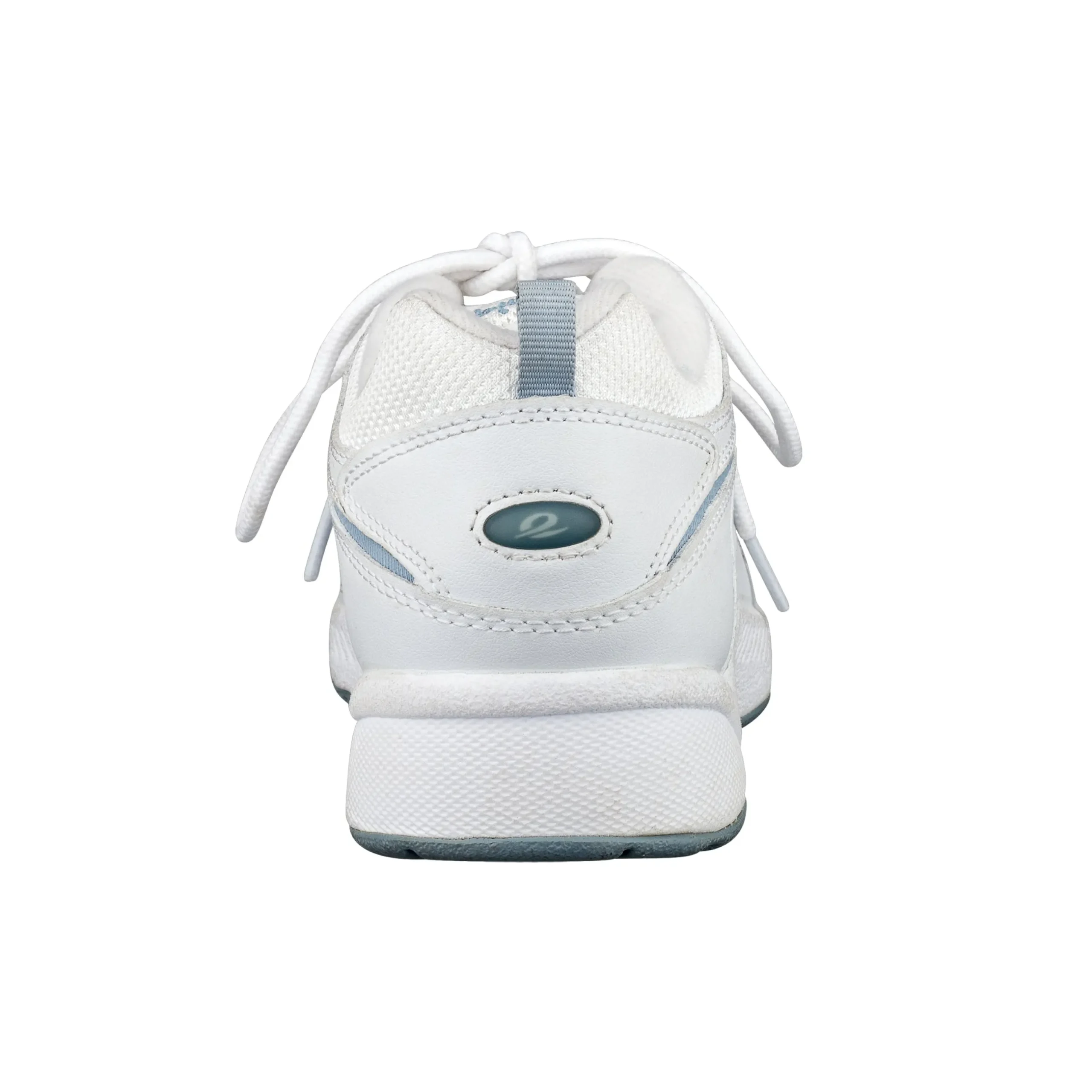 New Easy Spirit Romy Leather Walking Shoes White/GreyLeather