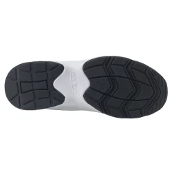Hot Easy Spirit Romy Leather Walking Shoes White/NavyLeather