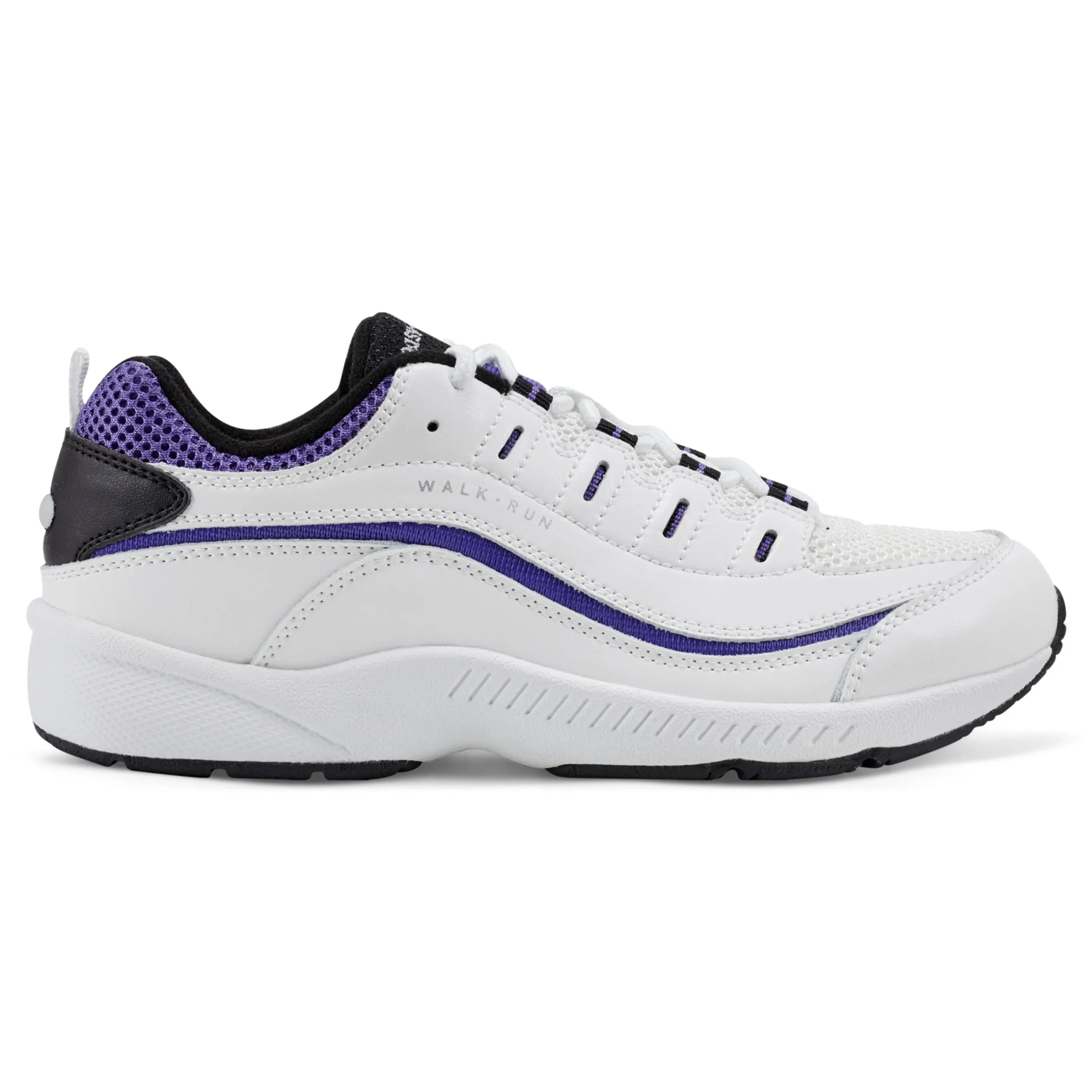 Sale Easy Spirit Romy Walking Shoes White/Purple