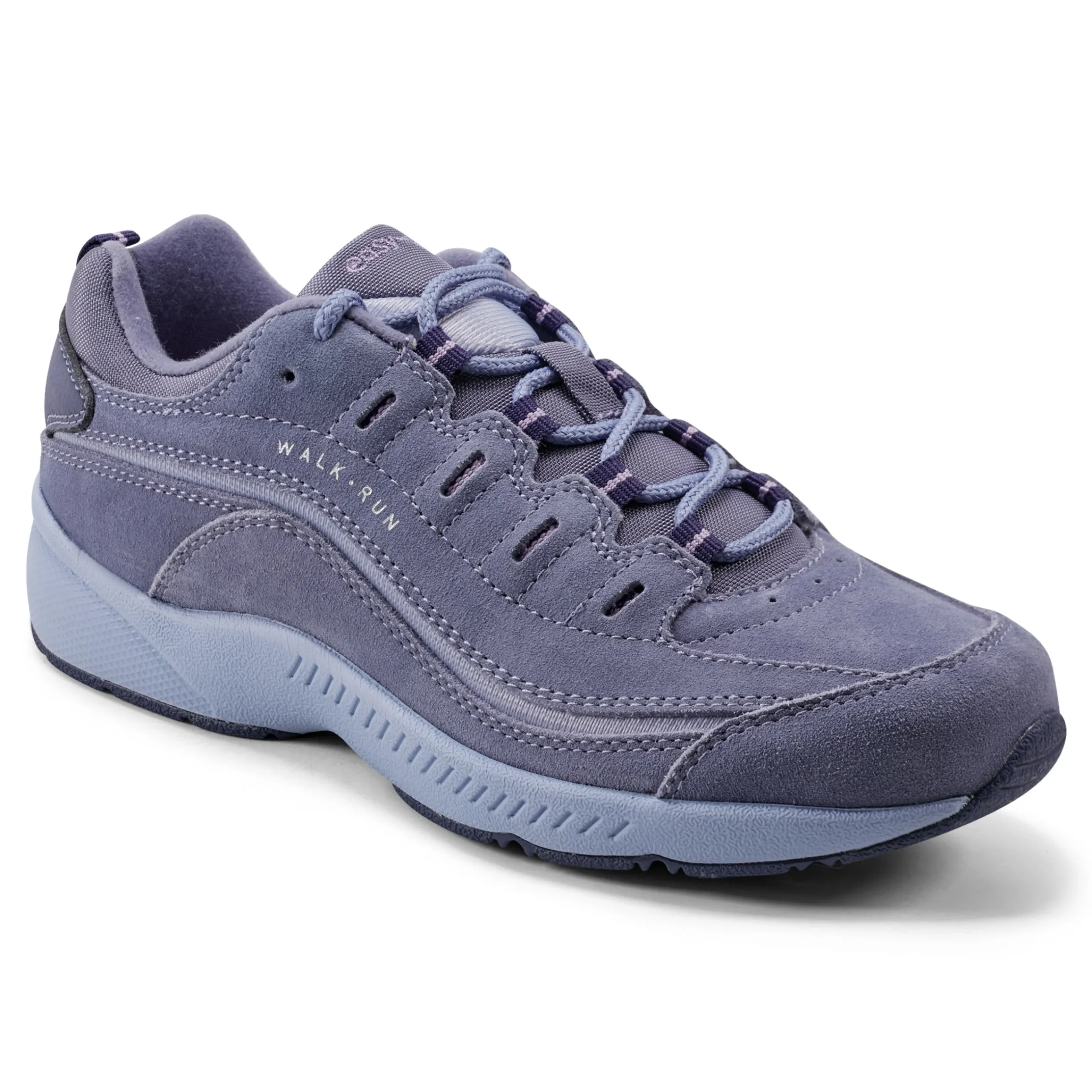 Best Easy Spirit Romy Walking Shoes PurpleSuede