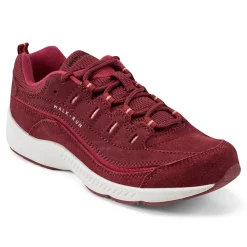 Discount Easy Spirit Romy Walking Shoes DeepRubySuede
