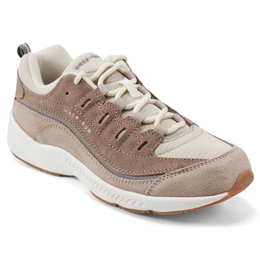 New Easy Spirit Romy Walking Shoes TaupeSuede