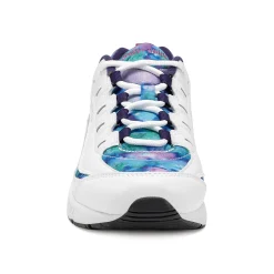 Sale Easy Spirit Romy Walking Shoes White/BlueMulti