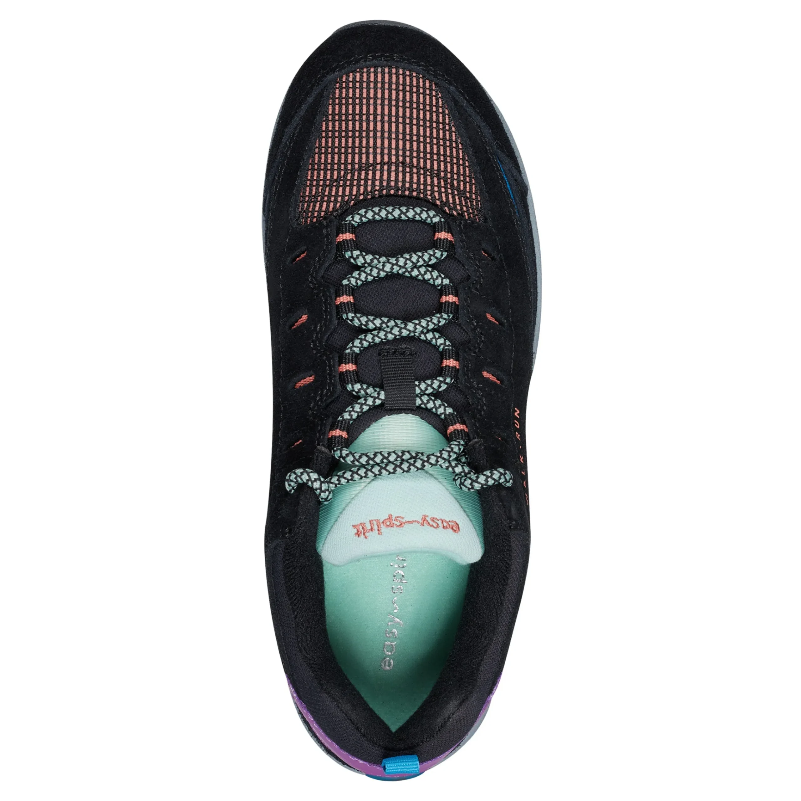 Easy Spirit Romy Walking Shoes Black/Blue/Orange