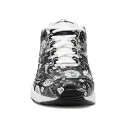Clearance Easy Spirit Romy Walking Shoes Black/WhiteFloral
