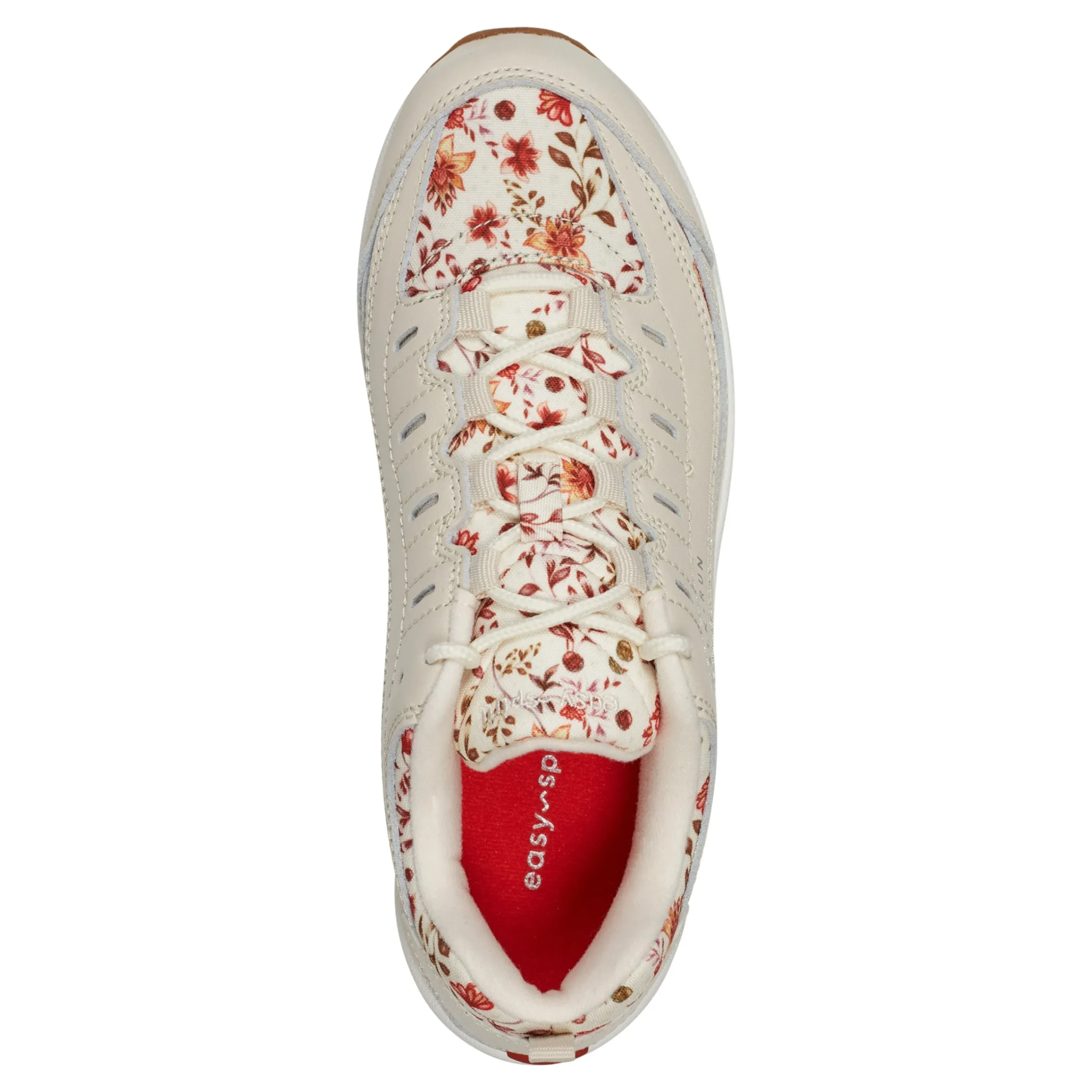 Discount Easy Spirit Romy Walking Shoes TanFloral