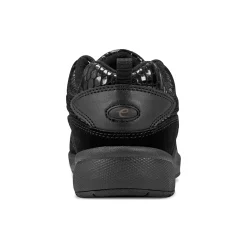 Online Easy Spirit Romy Walking Shoes BlackSnakeSuede