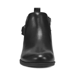Sale Easy Spirit Roslyn Ankle Booties BlackLeather