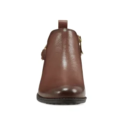 Hot Easy Spirit Roslyn Ankle Booties BrownLeather