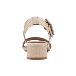 Easy Spirit Selina Heeled Sandals NaturalCroco