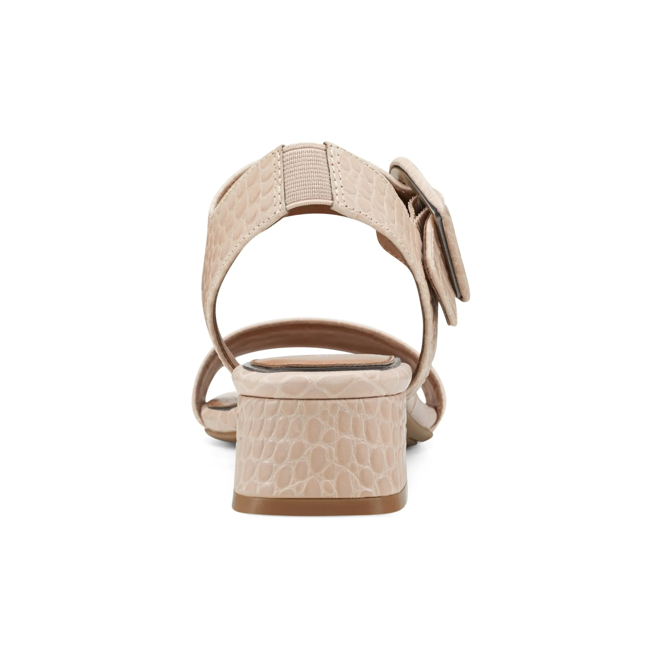 Easy Spirit Selina Heeled Sandals NaturalCroco