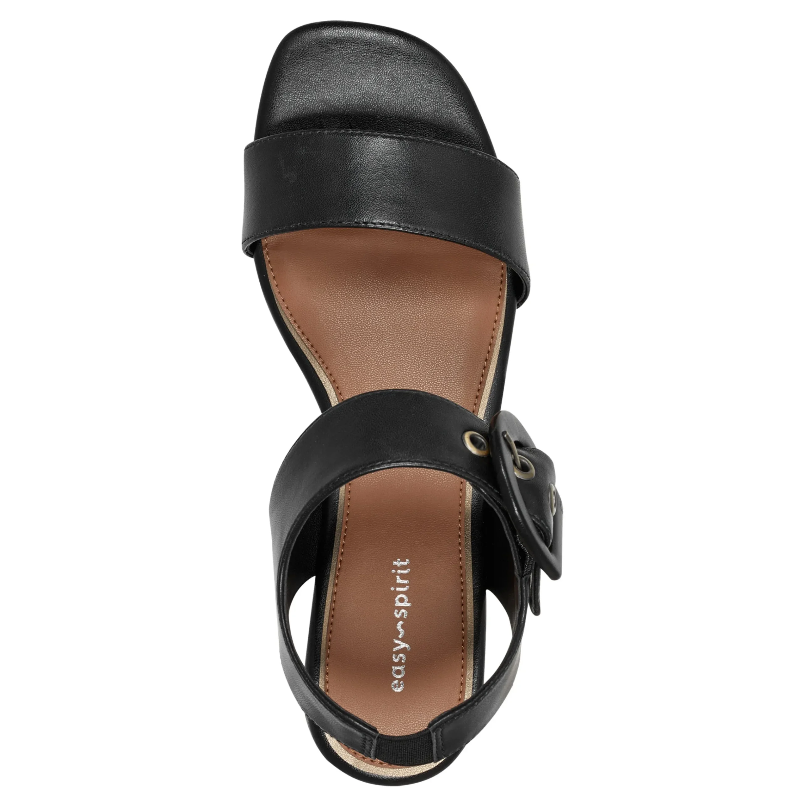 Online Easy Spirit Selina Heeled Sandals BlackLeather