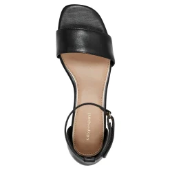 New Easy Spirit Sheila Block Heel Dress Sandals BlackLeather