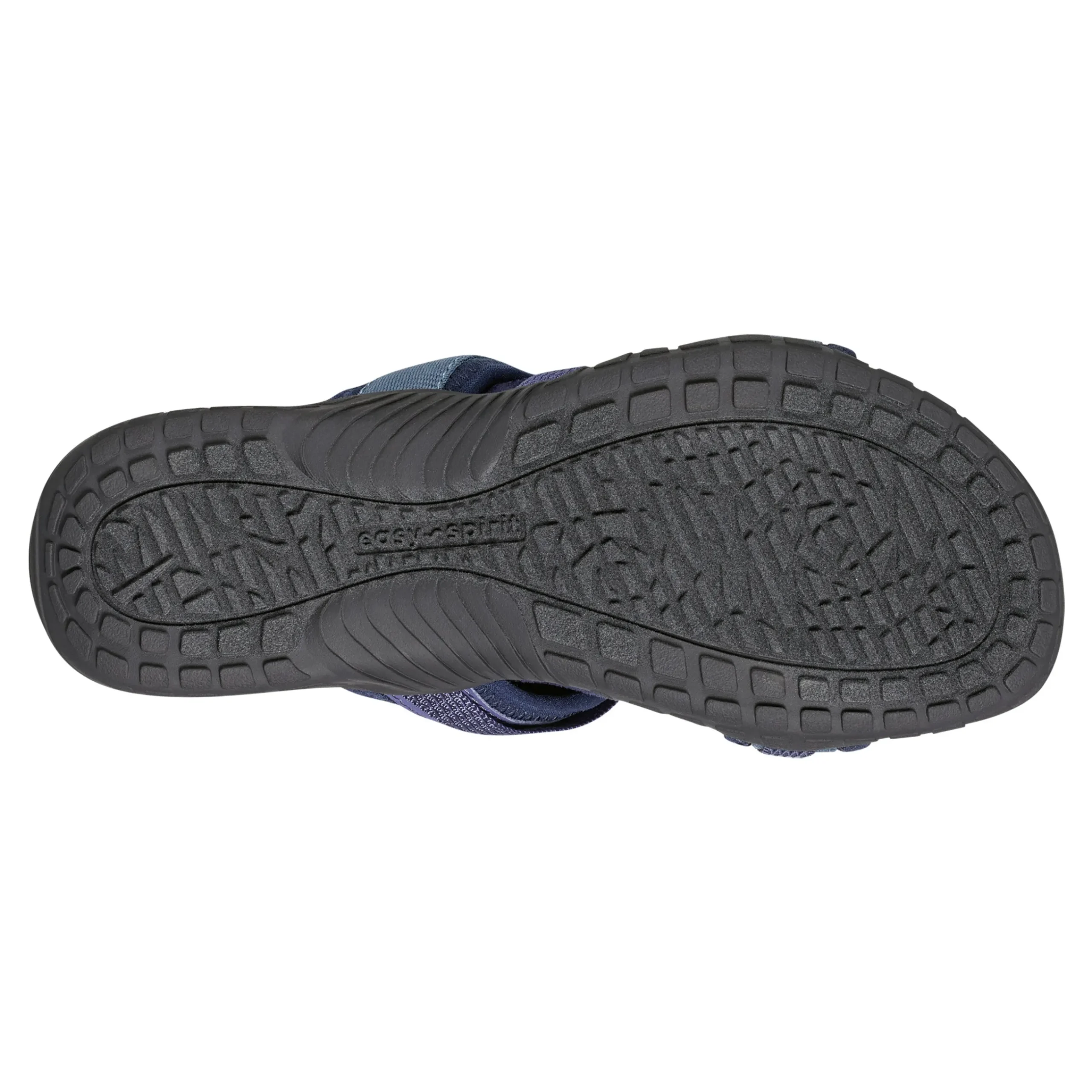 Hot Easy Spirit Shells Flat Sandals DarkBlueMulti