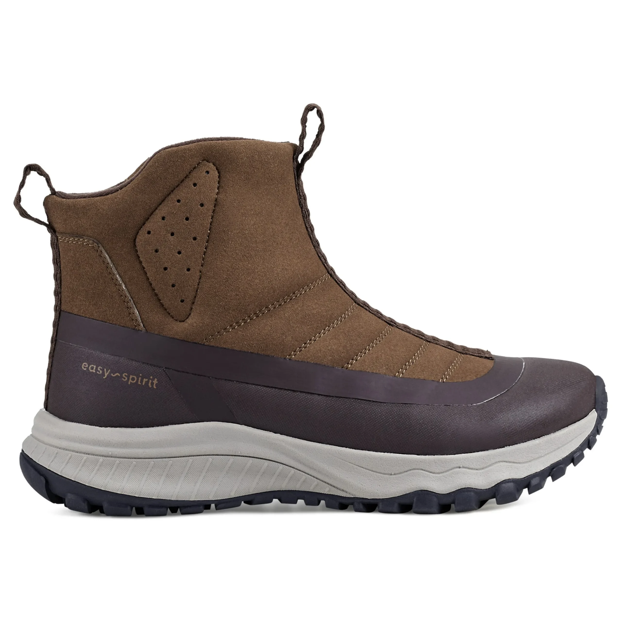 New Easy Spirit Shire Cold Weather Booties BrownSuedeMulti