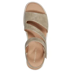 Best Easy Spirit Shirley Platform Wedge Sandals Gold