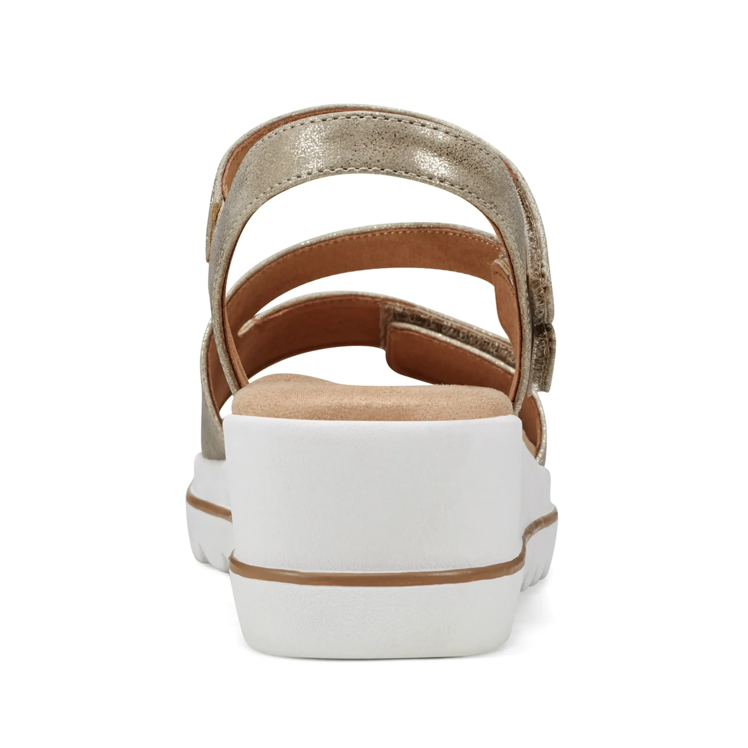 Best Easy Spirit Shirley Platform Wedge Sandals Gold